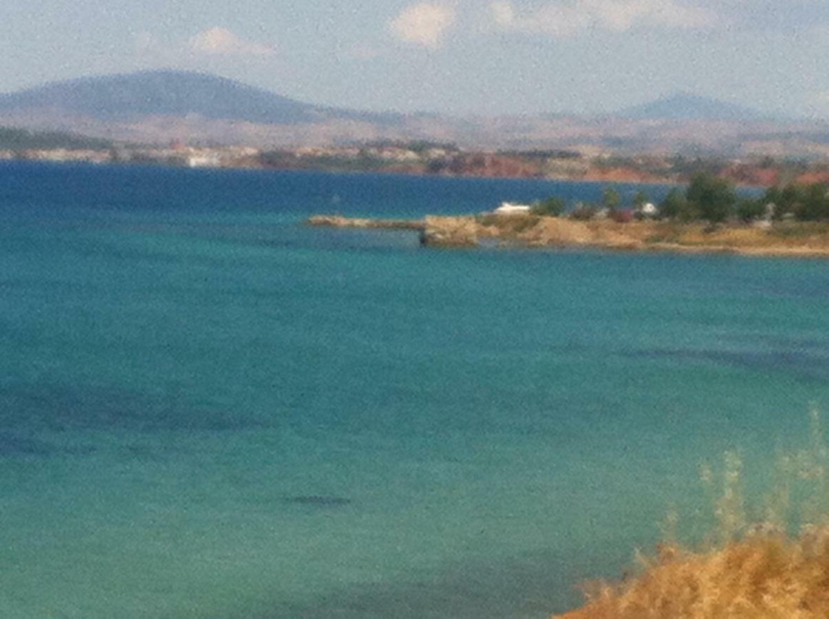Magnificent Seascape Villa On A Secluded Beach Nea Moudania Buitenkant foto
