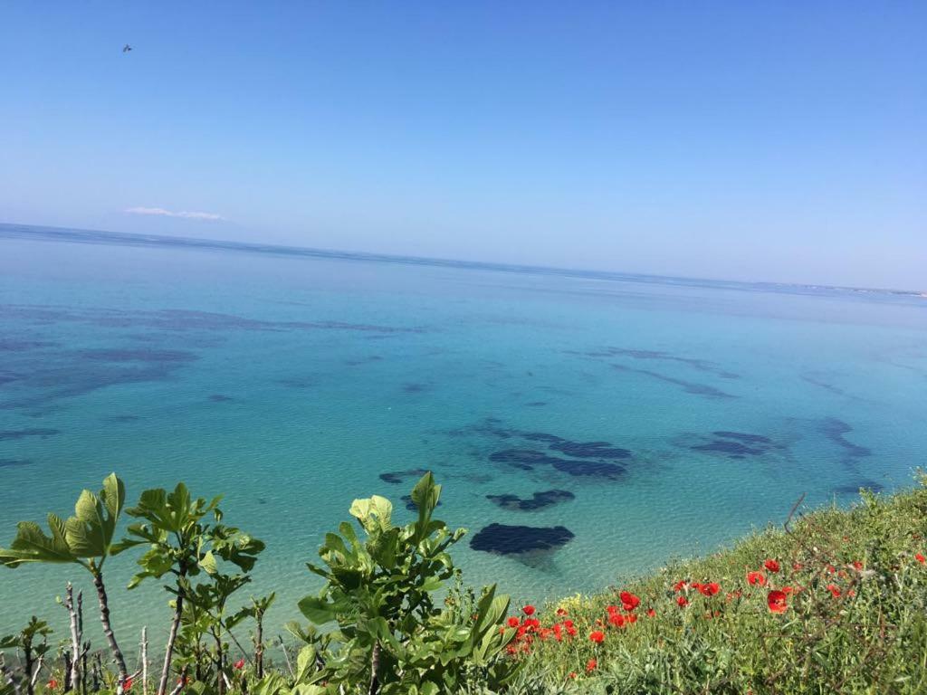 Magnificent Seascape Villa On A Secluded Beach Nea Moudania Buitenkant foto