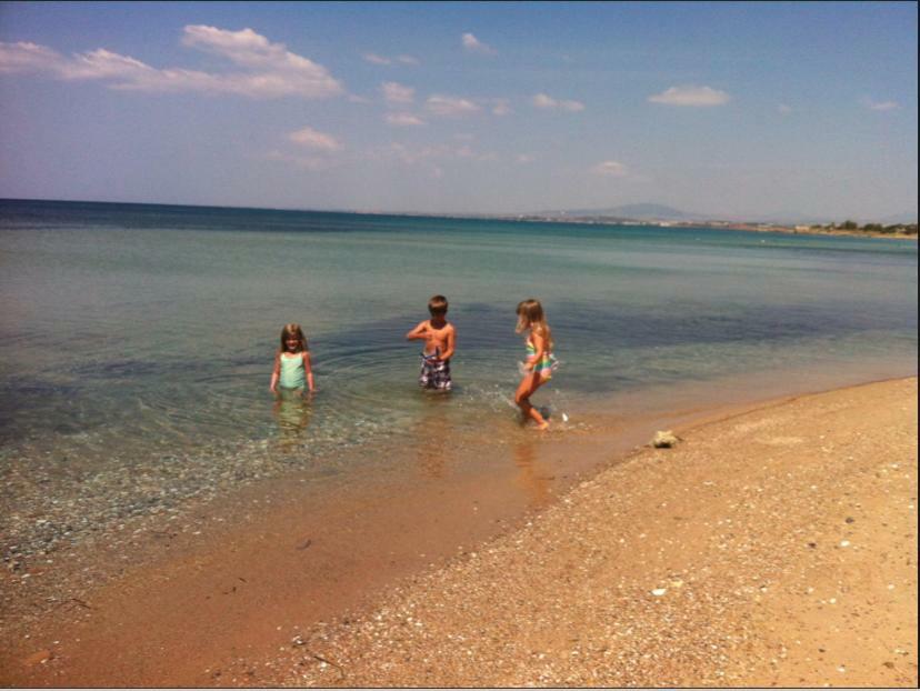 Magnificent Seascape Villa On A Secluded Beach Nea Moudania Buitenkant foto